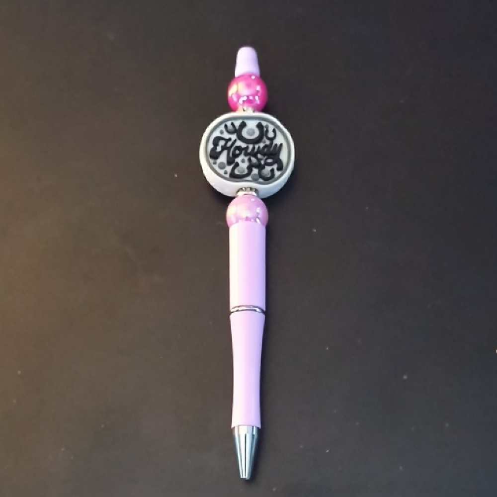 Pink and Silver Decorative Pen